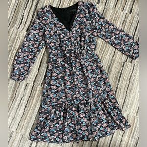 J Crew floral dress size 0